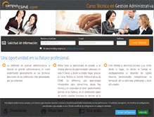 Tablet Screenshot of administrativo.esine.com